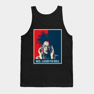 Ms. Lauryn Hill Hope Poster Art Tank Top